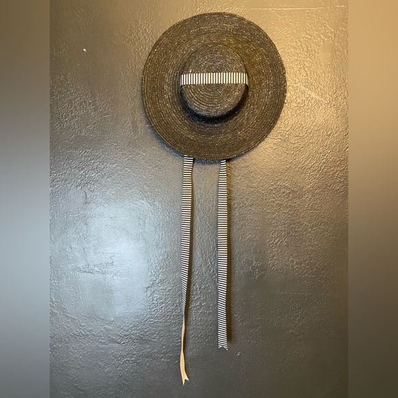 Witchwood wide brim striped tie sun hat - Picture 1 of 3